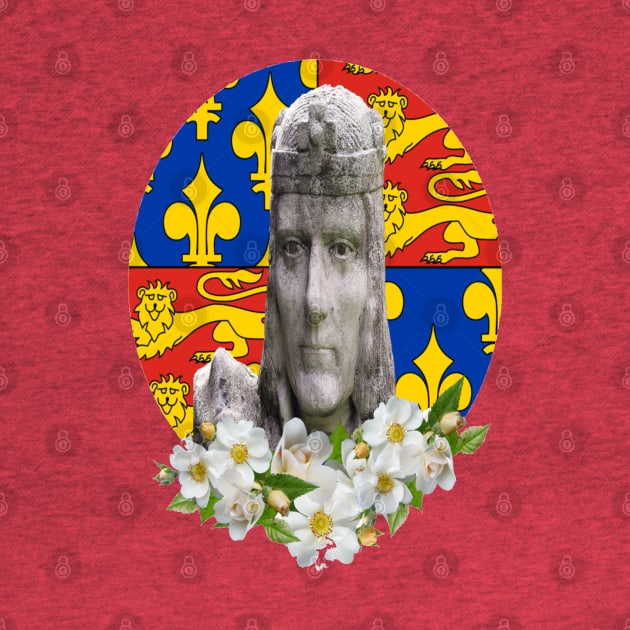 Richard III White Rose Plantagenet Coat of Arms by radiogalaxy